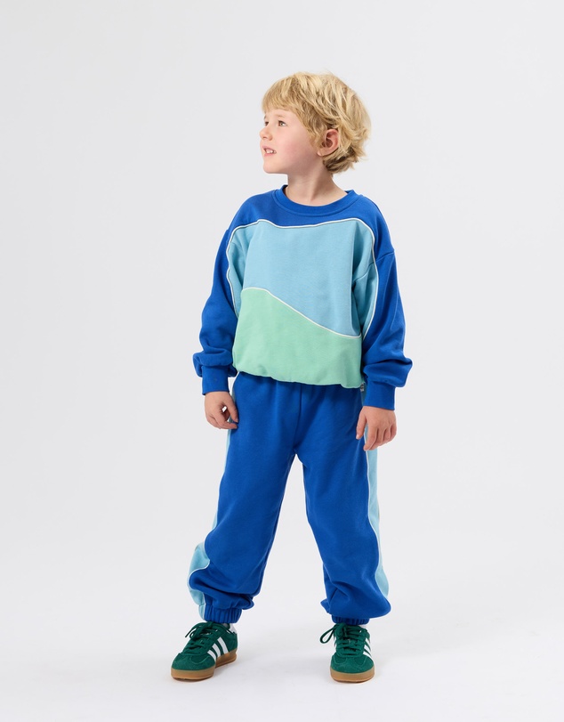 Goldie + Ace - Nash Piped Panel Sweatshirt - Babies-Kids