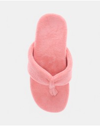 Mia Vita - Cozy Toe Post Slipper - Apricot