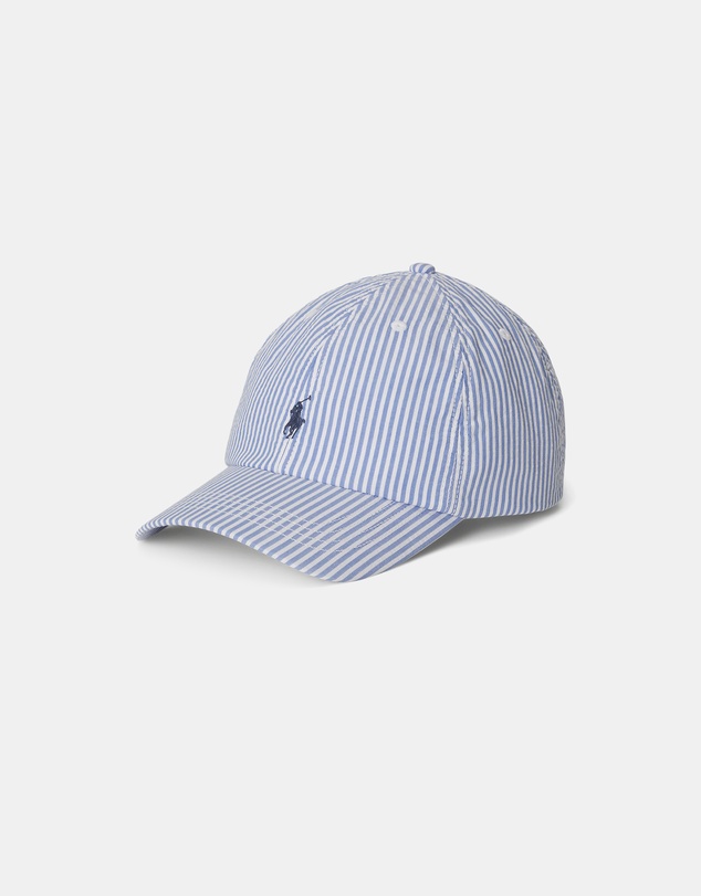 Polo Ralph Lauren - Striped Cotton Seersucker Ball Cap - Kids