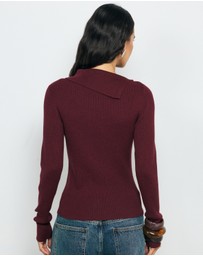 AERE - Yali Cotton Cashmere Blend Top