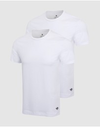 adidas Originals - 2 Pack Comfort Core Cotton Crew Neck T-Shirt