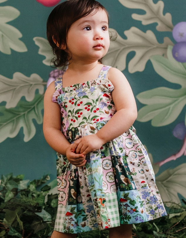 Fleur Harris - 'The Magic Faraway Tree' Pretty Patchwork Dress Baby in Patchwork