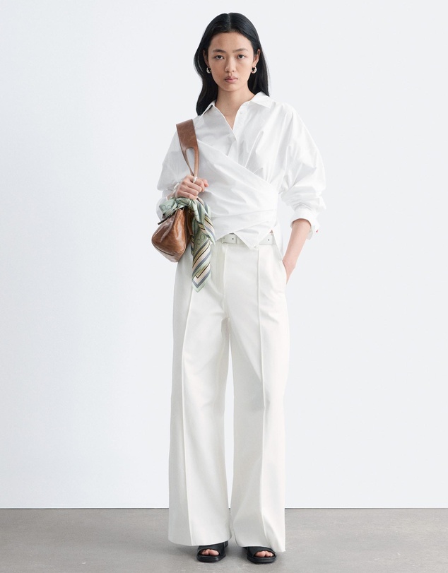& Other Stories - Tie-Waist Cotton Shirt