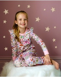 Fleur Harris - 'Forest Friends' Whimsical Sleep Set in Pink