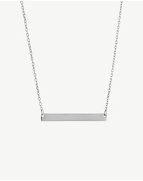 Zahar - Engravable Bar Necklace