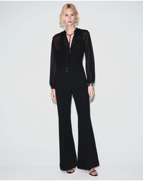 M.N.G - V-Neck Combined Jumpsuit