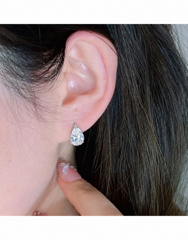 Honey and Beau - Crystal Teardrop Earrings