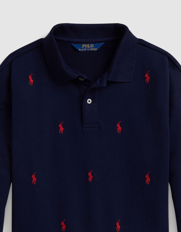 Polo Ralph Lauren - Polo Pony Fleece Polo Sweatshirt - ICONIC EXCLUSIVE - Teens
