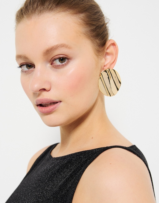 Commonry - The Erin Textured Earrings