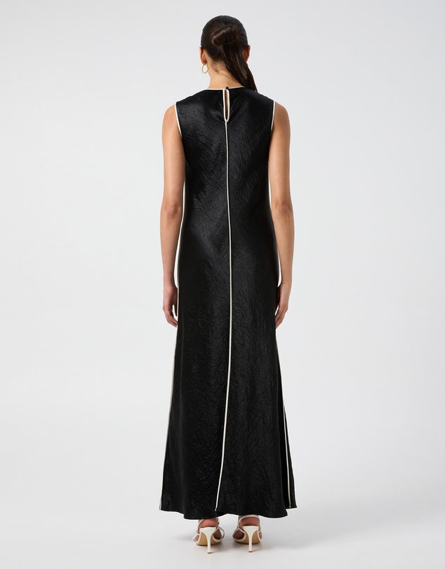 Third Form - Crush Contrast Bind Maxi Tank Dress