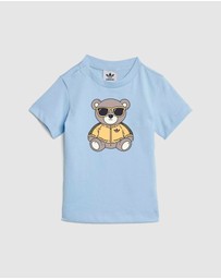 adidas Originals - Teddy Bear Shorts and Tee Set - Babies-Kids