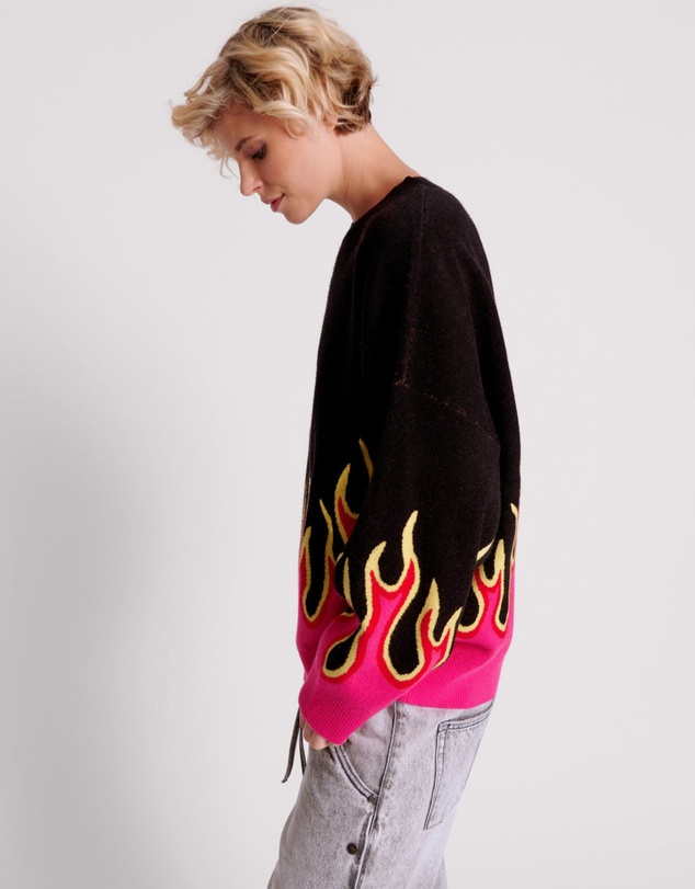 ONE TEASPOON - On Fire Intarsia Sweater