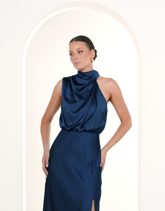 Pilgrim - Como High Neck Midi Dress