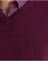 Oxford - Basic V-Neck Pure Wool Pullover