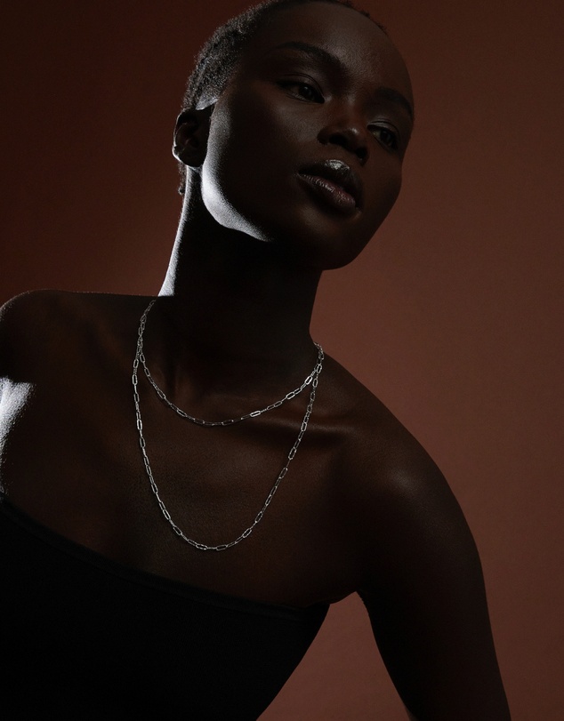 Najo - Rivière Silver Necklace (45cm)