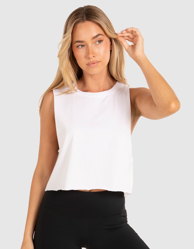 UNIT - UNIT Studio Ladies Crop Muscle Tee
