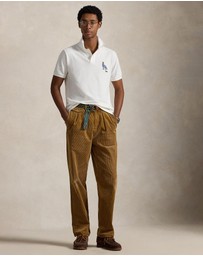Polo Ralph Lauren - Custom Slim Fit Dog-Embroidered Polo