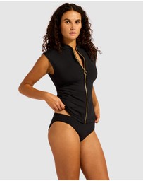 Seafolly - Seafolly Collective Cap Sleeve Sunvest Bikini Top