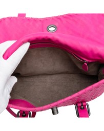 Pre-Loved by Azura Reborn - Pre-Loved Nappa Intrecciato Flap Satchel