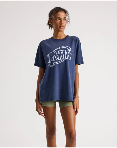 Upstate - Thrive Tee - Night Sky Snow Star