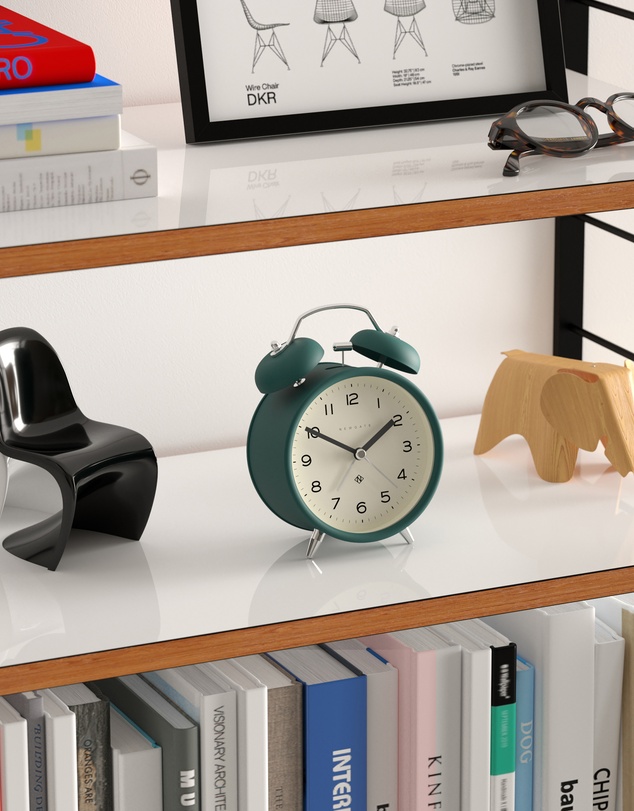Newgate - Newgate Charlie Bell Echo Alarm Clock Green