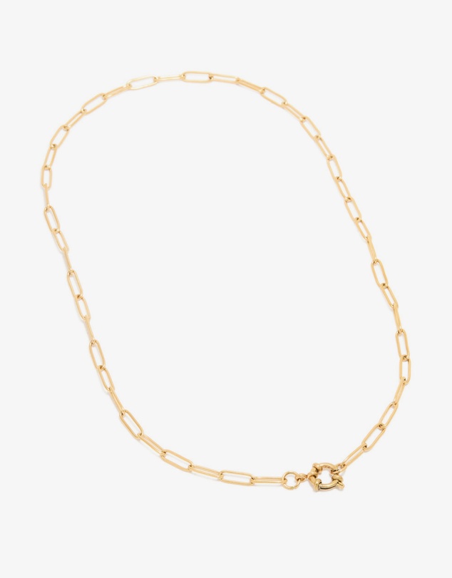 Lovisa - Waterproof Gold Plated Stainless Steel Fine Link Dainty Clasp Necklace