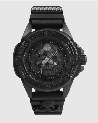 Philipp Plein - The $Kull - 44mm Black Dial and Silicone Strap