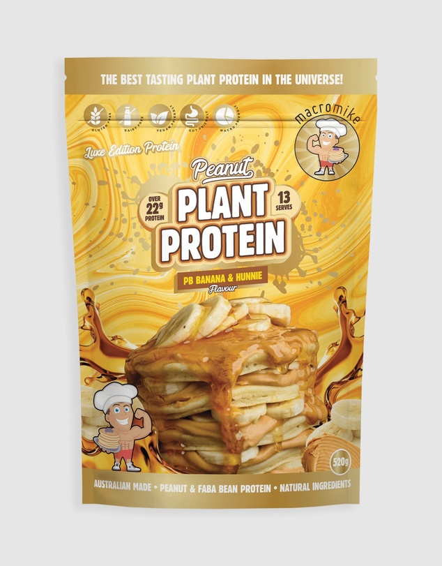 Macro Mike - PB Banana & Hunnie Peanut Plant Protein - 520g