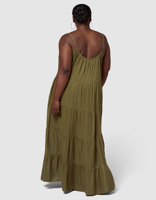 Sunday In The City - Rough Edit Satin Maxi Dress