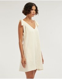 Amelius - Frankie Shoulder Tie Mini Dress