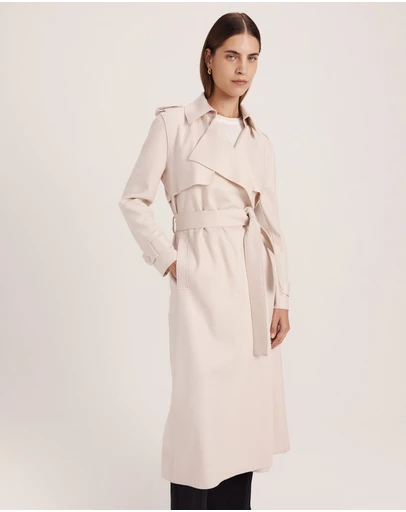 SABA - Karla Wool Longline Trench Coat
