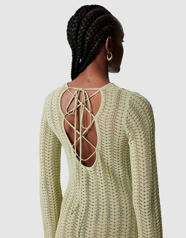& Other Stories - Pointelle-Knit Midi Dress