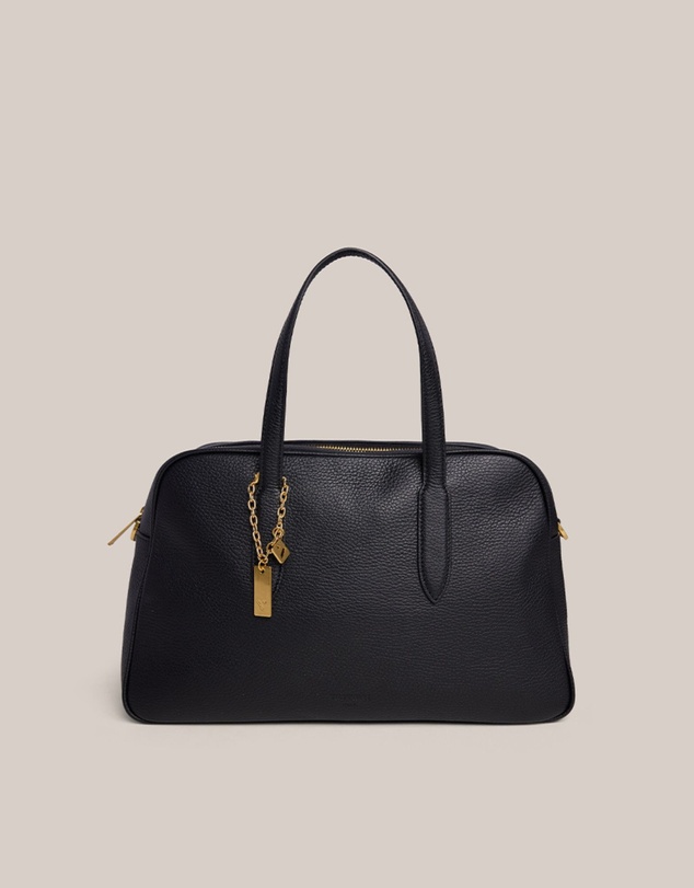 VESTIRSI - Vera Black Medium Bowler Bag