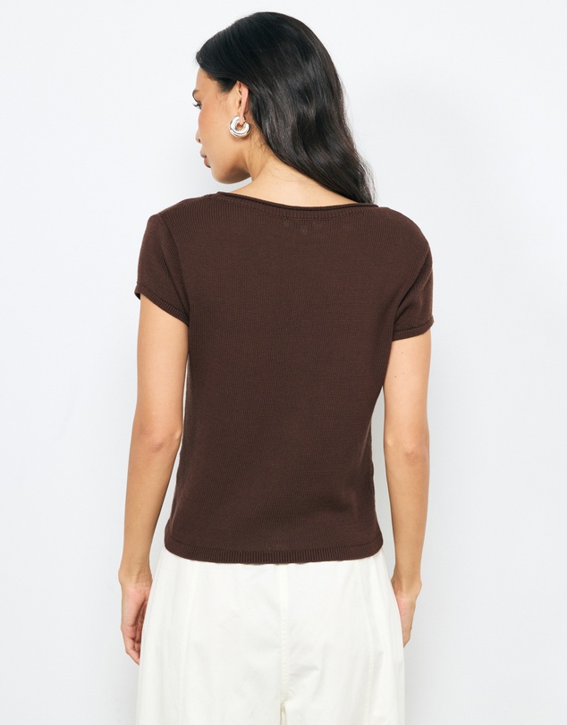 AERE - Lee Organic Cotton Knit Top