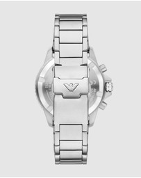 Emporio Armani - Silver Tone Chronograph Watch