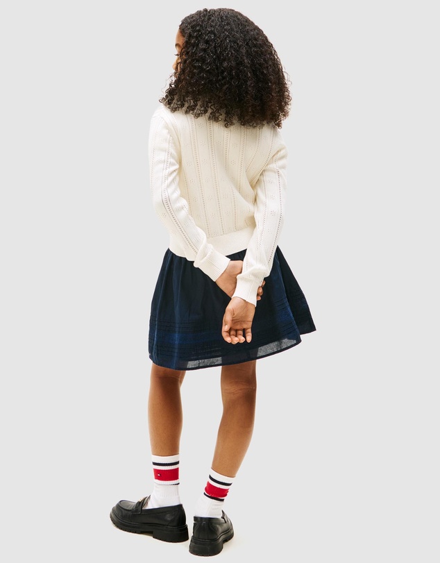 Tommy Hilfiger - Pointelle Relaxed Cardigan - Teens