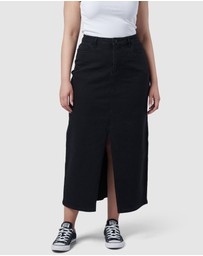 Sunday In The City - Hype Denim Maxi Skirt