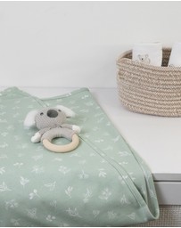 Living Textiles - 2 Pack Organic Swaddle Wraps - Australiana