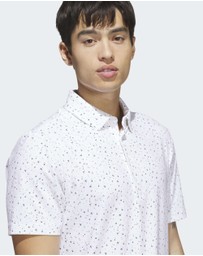 adidas Performance - ULTIMATE365+ CLIMACOOL BUTTERSPUN BREAK OUT PRINT POLO SHIRT Mens