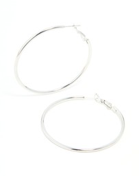 Lovisa - Surgical Steel Hoop Earrings 50 MM