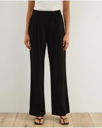 Atmos&Here - Erin Tie Pleated Pants