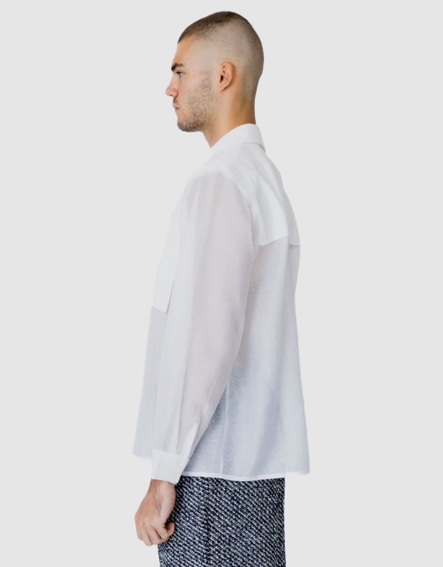 Justin Cassin - Isaiah Collared Sheer Shirt