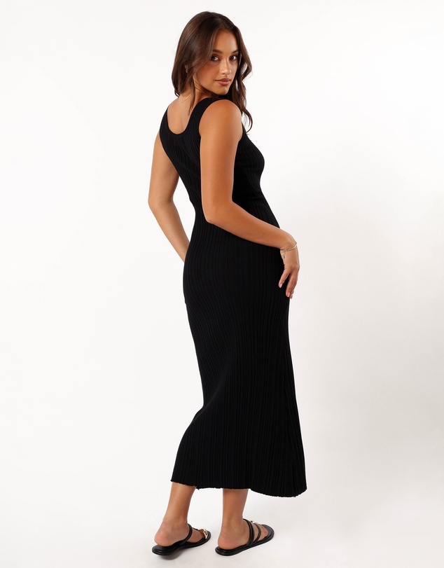 Petal & Pup - Reign Maxi Knit Dress - Black
