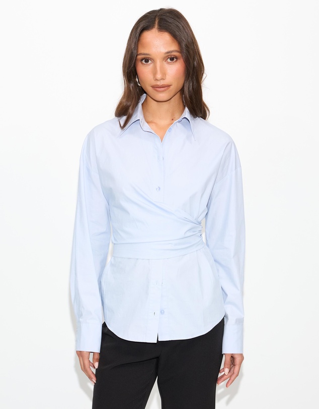 Dazie - Saffron Wrap Shirt