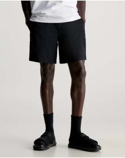 Calvin Klein Jeans - Relaxed Crinkle Nylon Shorts