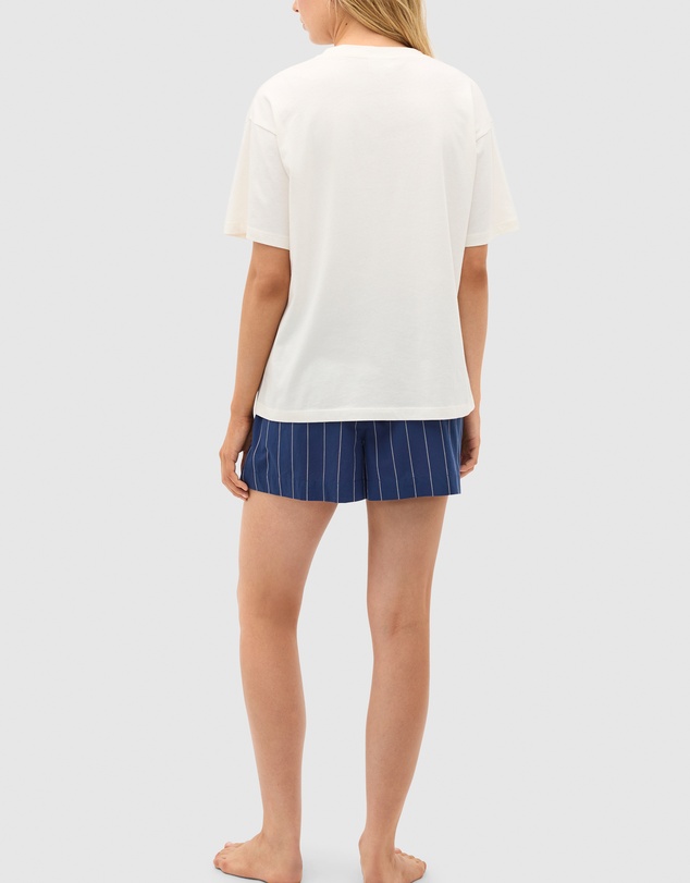 Seed Heritage - T-Shirt and Stripe Short PJ Set