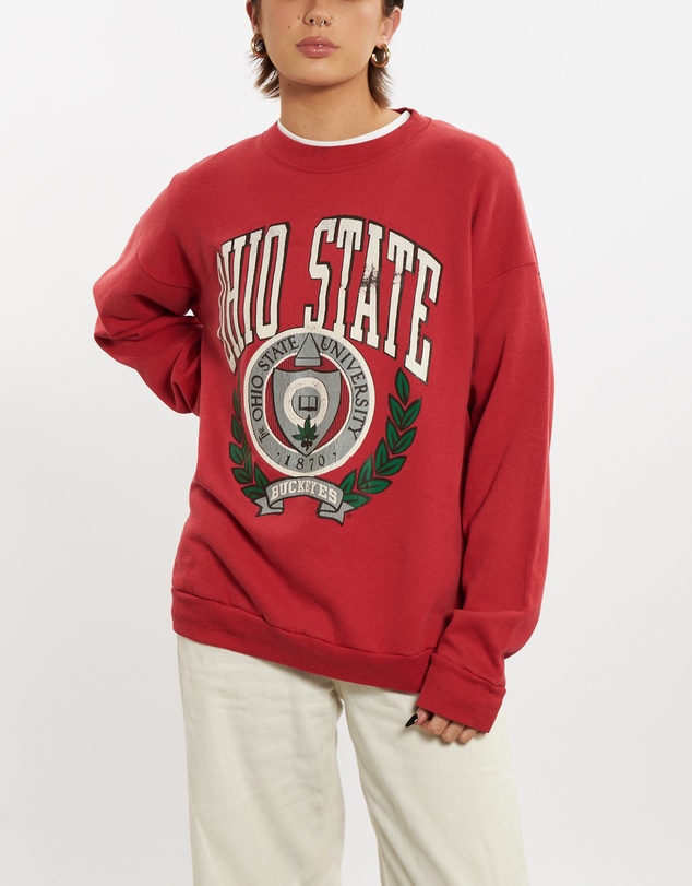 Vintage by The Real Deal - Pre Loved - 90s NCAA Ohio State Buckeyes Sweatshirt