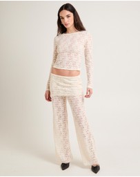 Alice In The Eve - Eloise Lace Skirt Pants