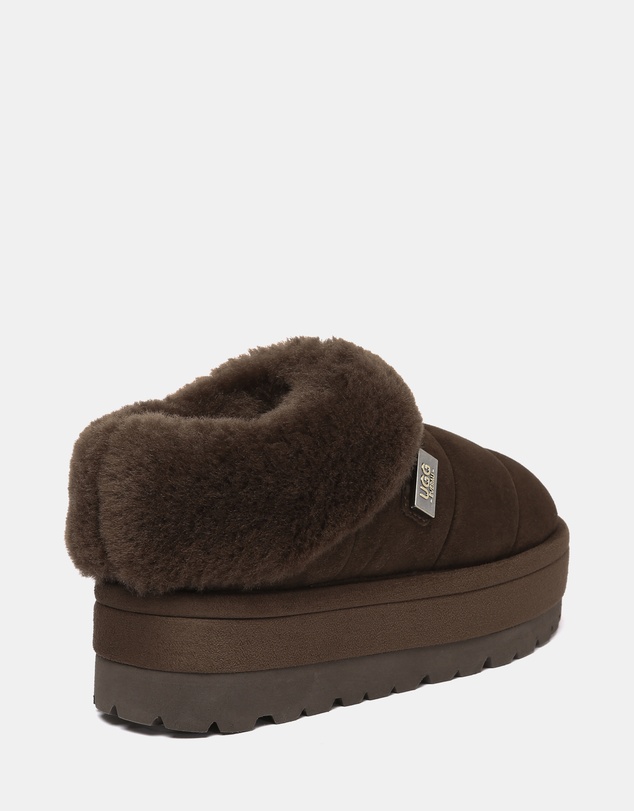 EVERAU - EverAU Ugg Ulrika Platform Sheepskin Upper House Shoes