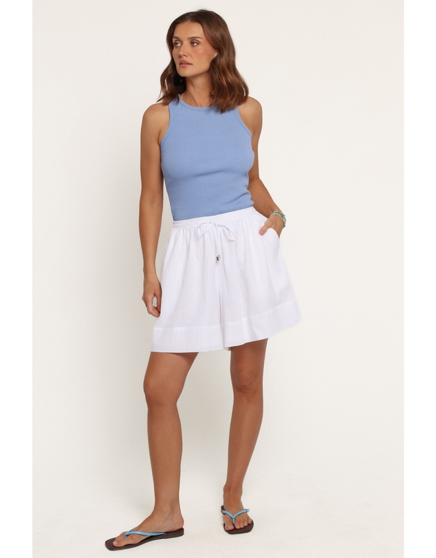 Petal & Pup - Borris Oversized Shorts - White